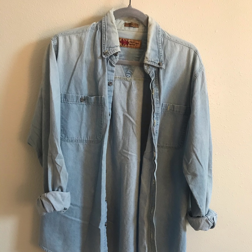 Light Denim Oversize Shirt